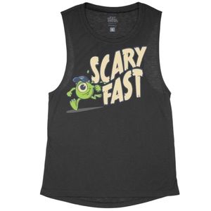 raw threads Monsters University Scary Fast Tank